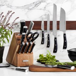 W&#252;sthof Classic Ikon Double-Serrated Bread Knife, 9&quot;