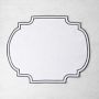 Cartouche Placemat, Black