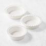 Williams Sonoma Stoneware Mini Pie Dishes, Set of 3