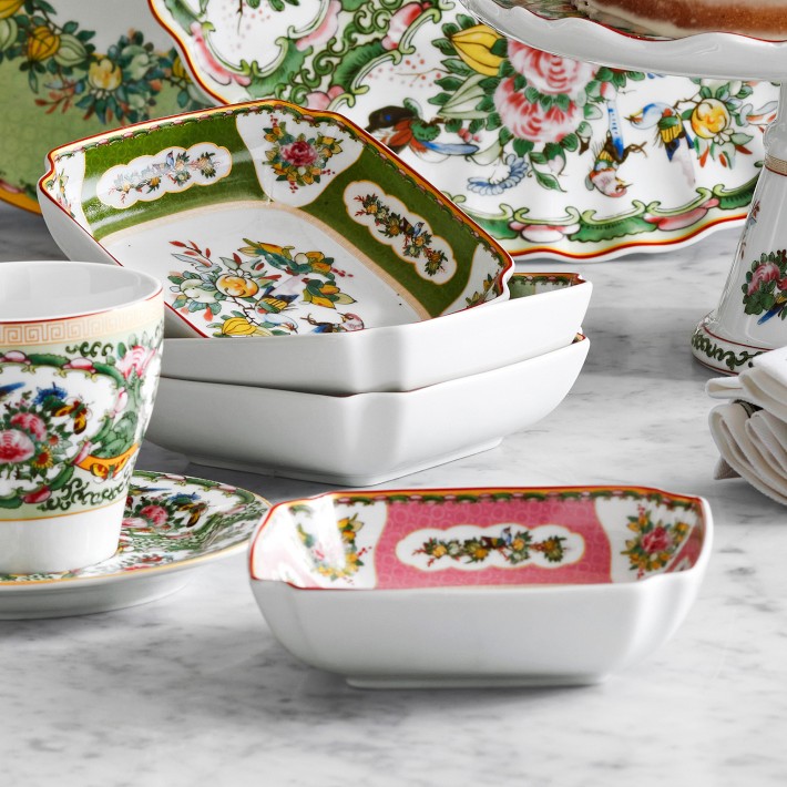 5 hotsell rose famille dipping bowls