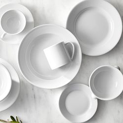 Apilco Tradition Porcelain Cups &amp; Saucers