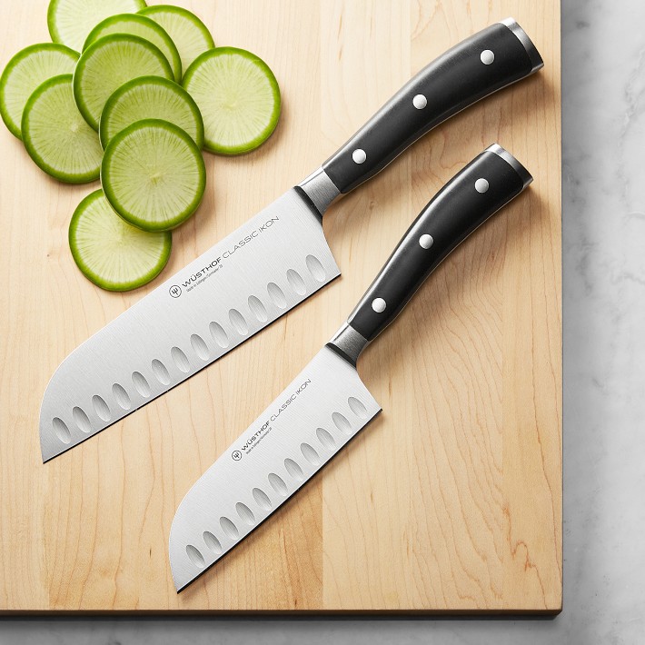 W&#252;sthof Classic Ikon Santoku Knives, Set of 2