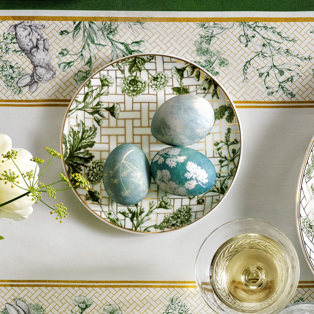 Garden Lattice Appetizer Plates