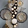 MacKenzie-Childs Courtly Check &amp; Stripe Table Runner
