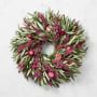 Fresh Olive & Heather Wreath, 18"