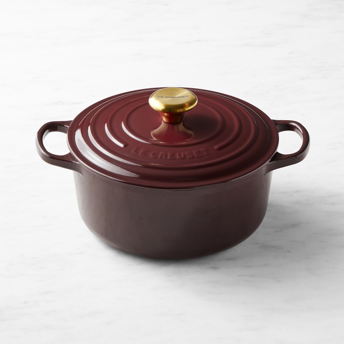 Le Creuset Signature Enameled Cast Iron Round Dutch Oven - Color: RHONE
