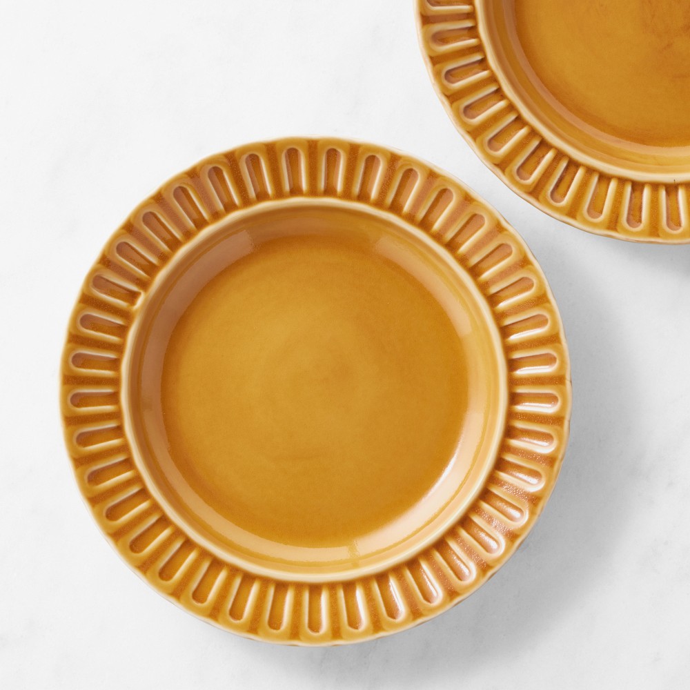 OPEN BOX: Sole Salad Plates, Set of 4, ArchDijon