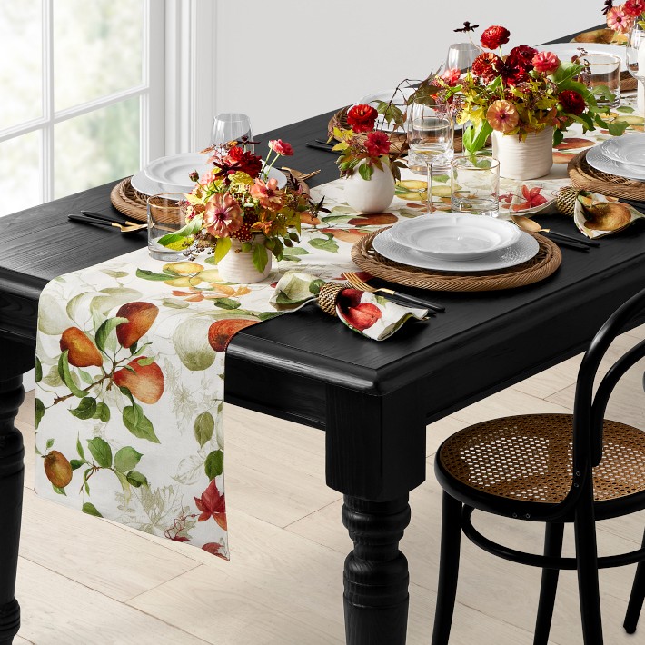 Calvados Table Runner, 16" X 108", Apple