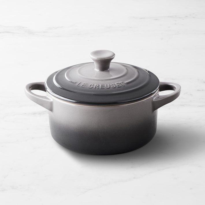 Le Creuset Stoneware Mini Round Cocotte (Oyster 14oz)
