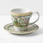 Famille Rose Cups & Saucerss, Set of 4