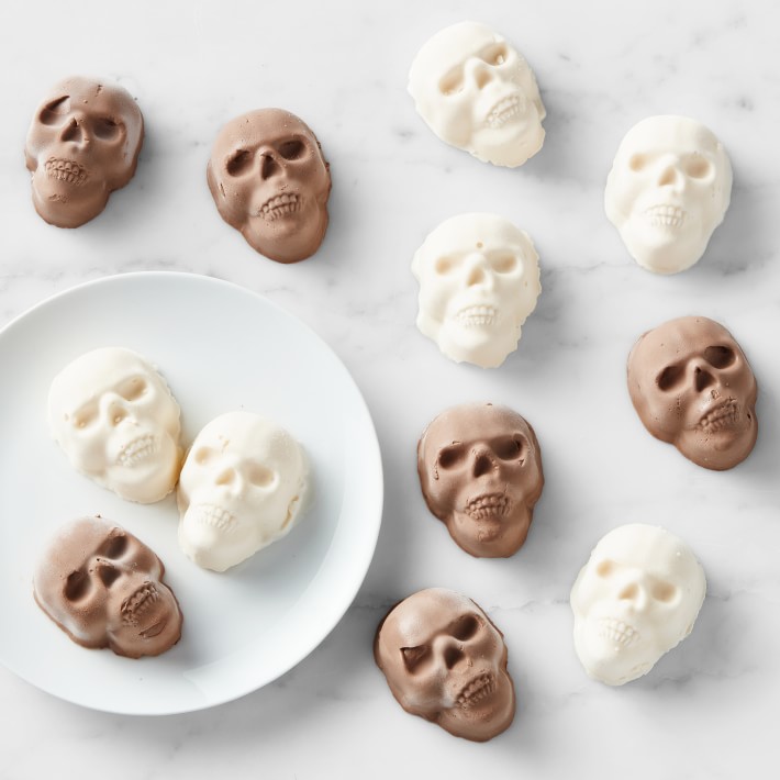 Halloween Skull Shaped Ice Cream