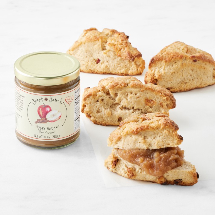 Cinnamon Apple Pie Scones with Apple Butter, Set of 4