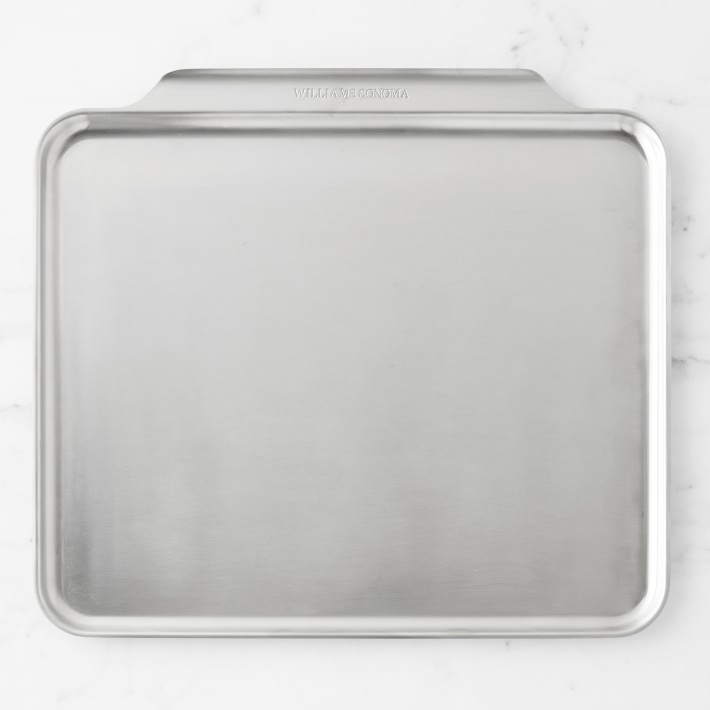 Williams Sonoma Signature Thermo Clad Stainless Steel Ovenware Cookie Sheet 14 x 17