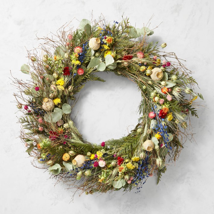 Garden Party Live Wreath