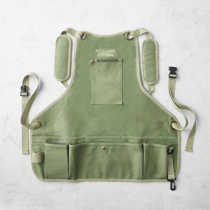 Williams Sonoma Gardening Apron, Classic Green