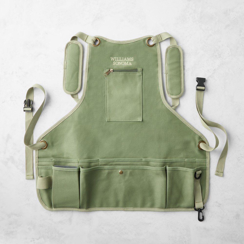 Williams Sonoma Gardening Apron, Classic Green