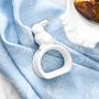 Sculptural Bunny Napkin Rings, Set of 4