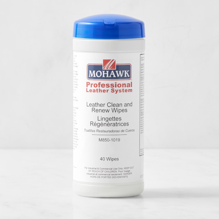 Leather Clean and Renew Wipes: 40 Count Sheets