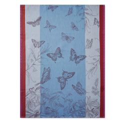 Jacquard Francais Butterfly Blue Tea Towel