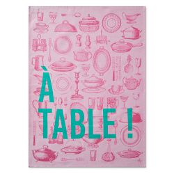 Jacquard Francais &#193; Table! Tea Towel
