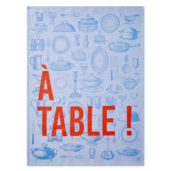Jacquard Francais &#193; Table! Tea Towel