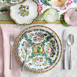 Famille Rose Salad Plates
