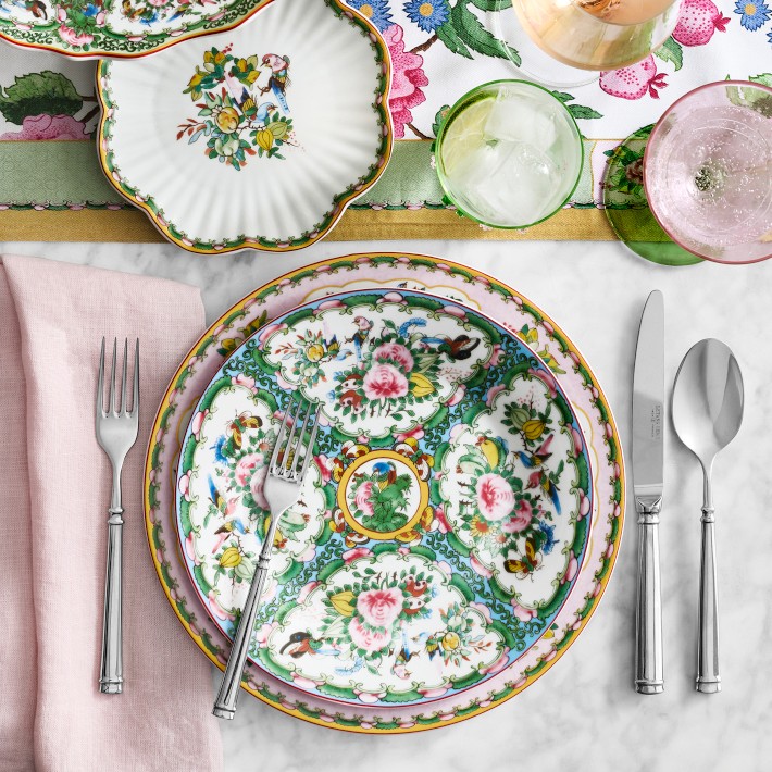 Famille Rose Salad Plates