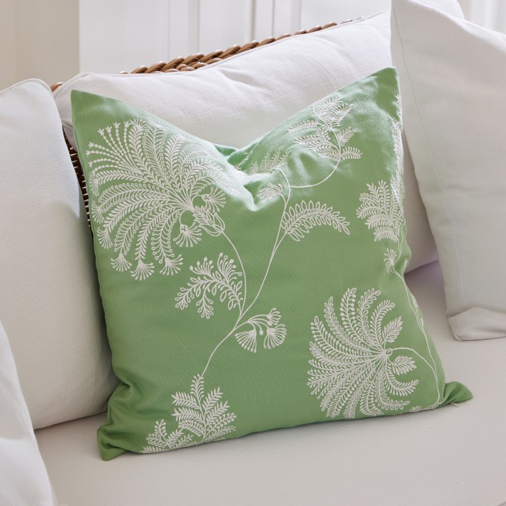 AERIN x Williams Sonoma Home Jane Outdoor Embroidery Pillow Cover