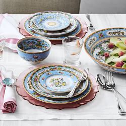 Famille Rose Boxed Appetizer Plates, Set of 4