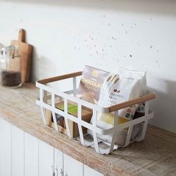 Yamazaki Home Tosca Dual Handle Storage Basket