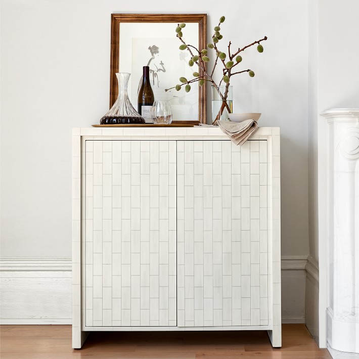 Faux Bone Bar Cabinet (36&quot;)