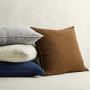 Italian Boiled Wool Solid Pillow Cover
