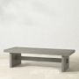 San Clemente Grey Teak Rectangle Coffee Table (60&quot;)