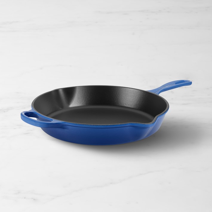 Le Creuset Enameled Cast Iron Deep Skillet, Lapis