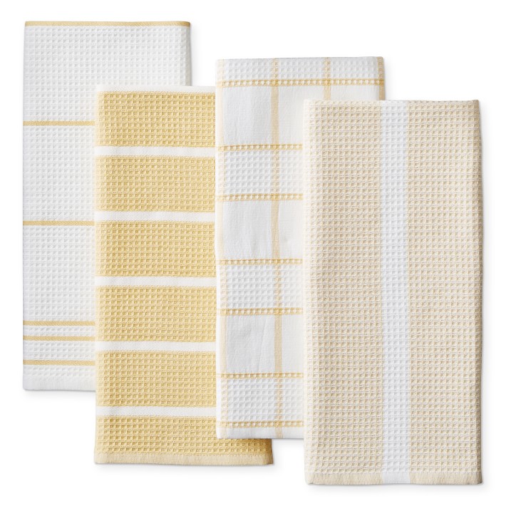Williams Sonoma Super Absorbent Waffle Weave Towels, Set of 4