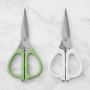 Williams Sonoma Set of 2 Shears Green and White