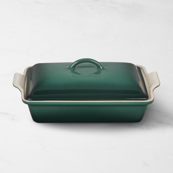 Le Creuset Heritage Stoneware Rectangular Covered Casserole, 4-Qt.