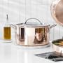 Williams Sonoma Signature Thermo-Clad&#8482; Copper Stockpot