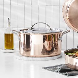 Williams Sonoma Signature Thermo-Clad&#8482; Copper Stockpot