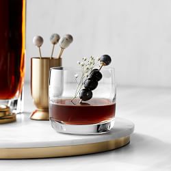 Williams Sonoma Reserve Decanter &amp; Double Old-Fashioned Glasses, Set of 4