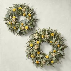 Hello Spring Live Wreath, 26&quot;