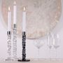 Orrefors Carat Candlestick, Set of 2