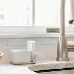 Full Circle Bubble Up Soap Dispenser &amp; Sponge Holder