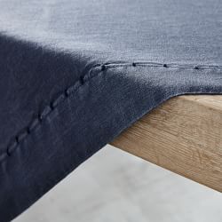 Italian Washed Linen Table Throw