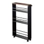 Yamazaki Home Slim Rolling Storage Cart with Handle