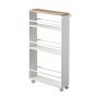 Yamazaki Home Slim Rolling Storage Cart with Handle