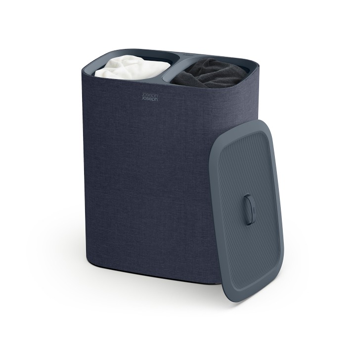 Joseph Joseph Tota 90-liter Laundry Separation Basket, Carbon Black