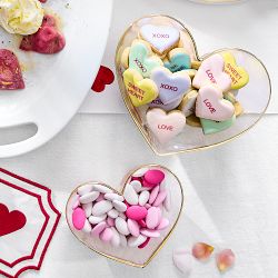 Cartouche Heart Coasters, Set of 4