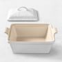 Le Creuset Olive Branch Heritage Stoneware Deep Square Covered Baker, 2 1/2-Qt.