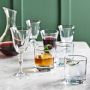 Silver Rim Wine Glasses